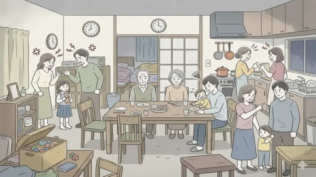 Nhà chồng không ra riêng dù 3 người con sống chung bất hòa